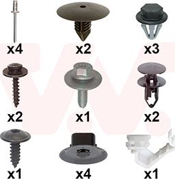 Van Wezel 4368796 - Kit montaggio, Parafango www.autoricambi360.it