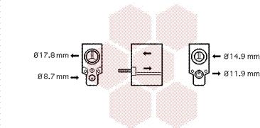 Van Wezel 43001333 - Valvola ad espansione, Climatizzatore www.autoricambi360.it