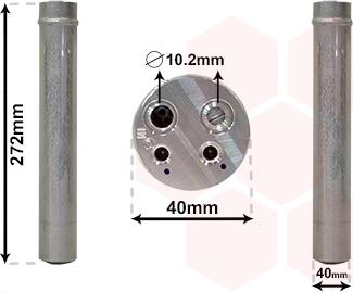 Van Wezel 4300D493 - Essiccatore, Climatizzatore www.autoricambi360.it