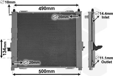 Van Wezel 4301M406 - Gruppo raffreddamento www.autoricambi360.it