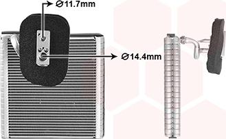 Van Wezel 4301V703 - Evaporatore, Climatizzatore www.autoricambi360.it