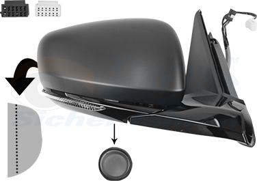 Van Wezel 4317818 - Specchio retrovisore esterno www.autoricambi360.it