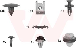 Van Wezel 4317796 - Kit montaggio, Parafango www.autoricambi360.it