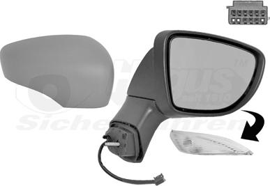 Van Wezel 4386808 - Specchio retrovisore esterno www.autoricambi360.it