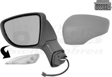 Van Wezel 4386807 - Specchio retrovisore esterno www.autoricambi360.it