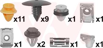 Van Wezel 4386796 - Kit montaggio, Parafango www.autoricambi360.it