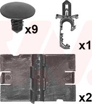 Van Wezel 4386797 - Kit montaggio, Cofano motore www.autoricambi360.it