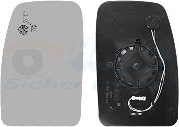Van Wezel 4388837 - Vetro specchio, Specchio esterno www.autoricambi360.it