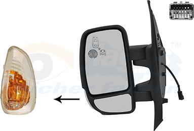 Van Wezel 4388827 - Specchio retrovisore esterno www.autoricambi360.it