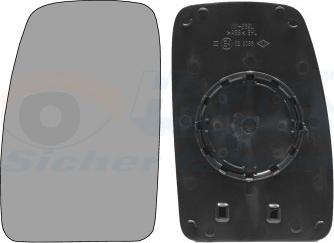 Van Wezel 4387831 - Vetro specchio, Specchio esterno www.autoricambi360.it