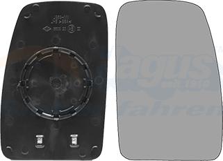 Van Wezel 4387838 - Vetro specchio, Specchio esterno www.autoricambi360.it