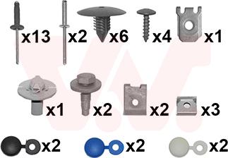 Van Wezel 4339794 - Kit montaggio, Paraurti www.autoricambi360.it