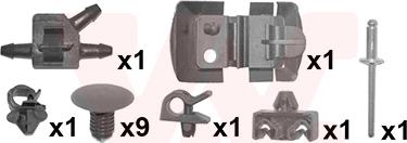 Van Wezel 4339797 - Kit montaggio, Cofano motore www.autoricambi360.it