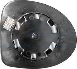 Van Wezel 4371831 - Vetro specchio, Specchio esterno www.autoricambi360.it