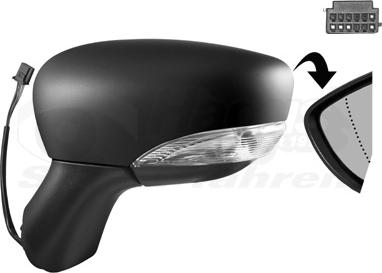 Van Wezel 4373805 - Specchio retrovisore esterno www.autoricambi360.it