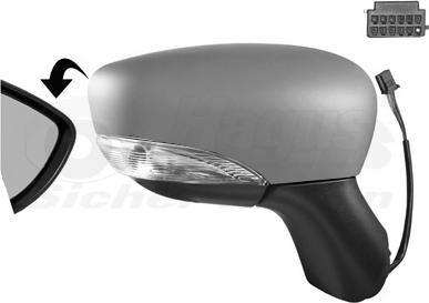 Van Wezel 4373818 - Specchio retrovisore esterno www.autoricambi360.it