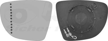 Van Wezel 4373837 - Vetro specchio, Specchio esterno www.autoricambi360.it