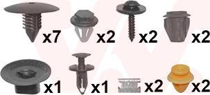 Van Wezel 4373796 - Kit montaggio, Parafango www.autoricambi360.it