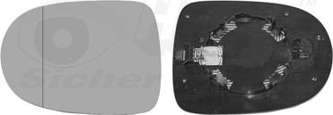 Van Wezel 4372831 - Vetro specchio, Specchio esterno www.autoricambi360.it
