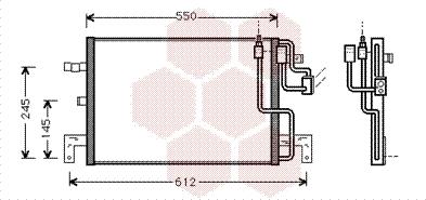 Van Wezel 47005032 - Condensatore, Climatizzatore www.autoricambi360.it