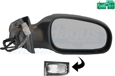 Van Wezel 5960808 - Specchio retrovisore esterno www.autoricambi360.it