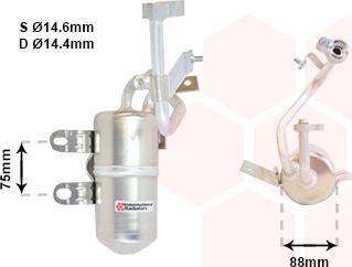 Van Wezel 5900D165 - Essiccatore, Climatizzatore www.autoricambi360.it
