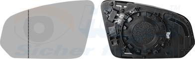 Van Wezel 5914837 - Vetro specchio, Specchio esterno www.autoricambi360.it