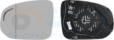 Van Wezel 5926835 - Vetro specchio, Specchio esterno www.autoricambi360.it