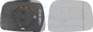 Van Wezel 5923838 - Vetro specchio, Specchio esterno www.autoricambi360.it