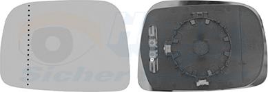 Van Wezel 5923837 - Vetro specchio, Specchio esterno www.autoricambi360.it