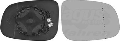 Van Wezel 5922838 - Vetro specchio, Specchio esterno www.autoricambi360.it