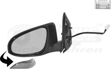 Van Wezel 5407807 - Specchio retrovisore esterno www.autoricambi360.it