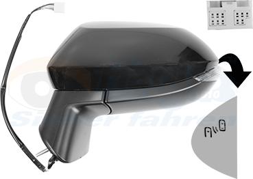 Van Wezel 5415827 - Specchio retrovisore esterno www.autoricambi360.it