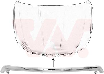 Van Wezel 5154518 - Modanatura decorativa / protettiva, Griglia radiatore www.autoricambi360.it