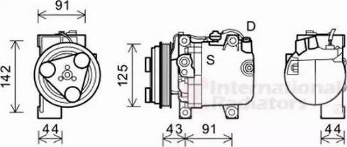 Van Wezel 5100K088 - Compressore, Climatizzatore www.autoricambi360.it