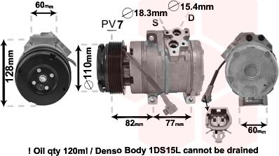 Van Wezel 5100K101 - Compressore, Climatizzatore www.autoricambi360.it