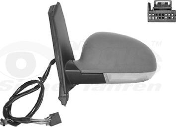 Van Wezel 5895807 - Specchio retrovisore esterno www.autoricambi360.it