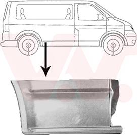 Van Wezel 5896142 - Sponda laterale www.autoricambi360.it