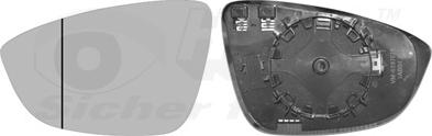 Van Wezel 5849837 - Vetro specchio, Specchio esterno www.autoricambi360.it