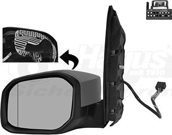 Van Wezel 5854805 - Specchio retrovisore esterno www.autoricambi360.it