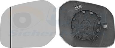 Van Wezel 5854837 - Vetro specchio, Specchio esterno www.autoricambi360.it