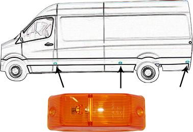 Van Wezel 5862975 - Luce demarcazione laterale www.autoricambi360.it