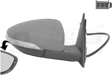 Van Wezel 5806808 - Specchio retrovisore esterno www.autoricambi360.it