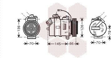 Van Wezel 5800K261 - Compressore, Climatizzatore www.autoricambi360.it