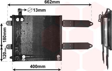 Van Wezel 58015178 - Condensatore, Climatizzatore www.autoricambi360.it