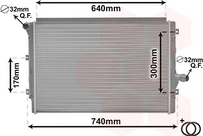 Van Wezel 58012208 - Radiatore, Raffreddamento motore www.autoricambi360.it