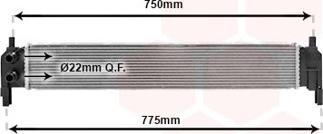 Van Wezel 58012703 - Radiatore, Raffreddamento motore www.autoricambi360.it