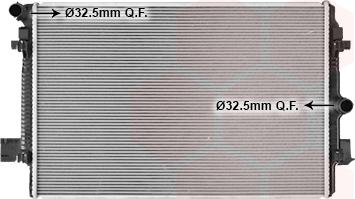 Van Wezel 58012726 - Radiatore, Raffreddamento motore www.autoricambi360.it