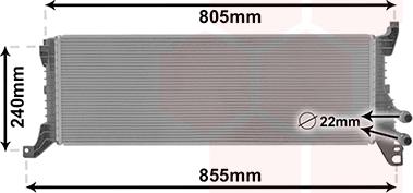 Van Wezel 58012723 - Radiatore, Raffreddamento motore www.autoricambi360.it