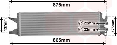 Van Wezel 58012722 - Radiatore, Raffreddamento motore www.autoricambi360.it